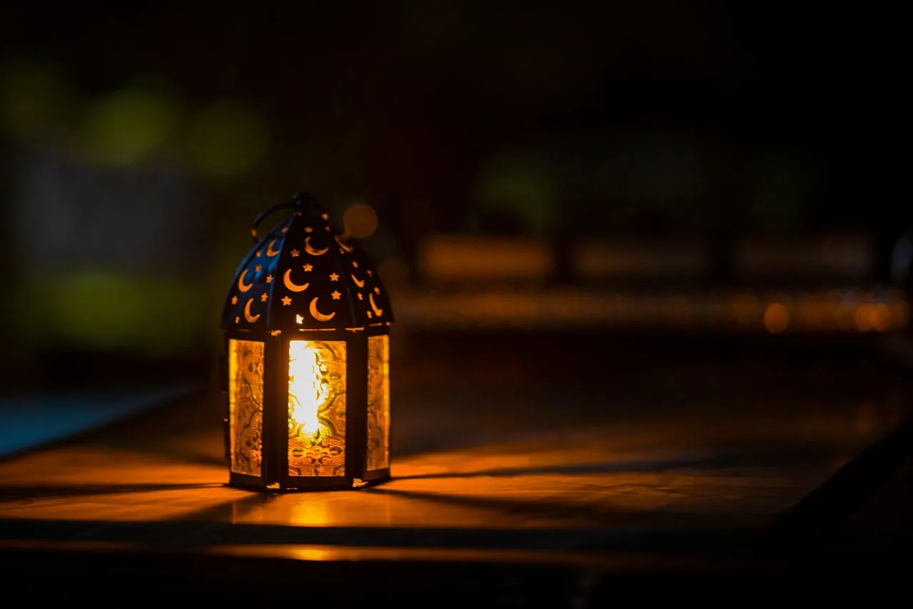 What is Muharram and why is it celebrated: A glowing lantern with crescent motifs