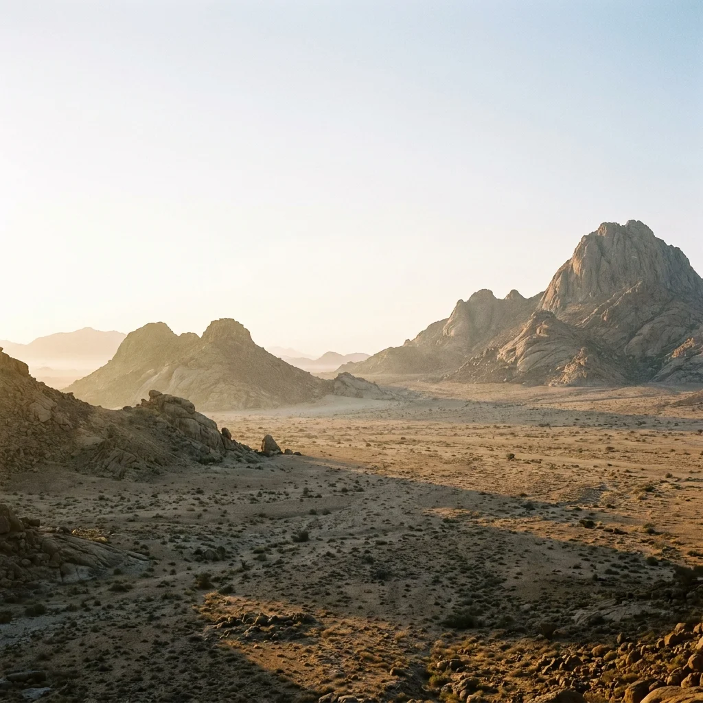 Mount Arafat desert setting related to the Prophet's last sermon